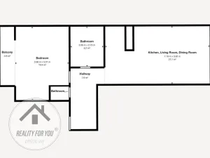 Pronájem bytu 2+kk, Praha - Libeň, U Balabenky, 62 m2