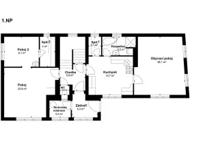 Prodej rodinného domu, Lískovice, 175 m2