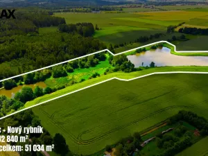 Prodej rybníku, Starosedlský Hrádek, 51034 m2