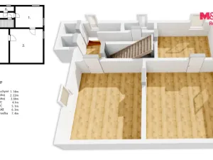 Prodej rodinného domu, Ústí nad Labem, Bratří Veverků, 105 m2