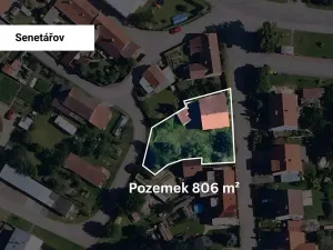 Prodej pozemku pro bydlení, Senetářov, 806 m2