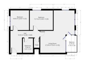 Pronájem bytu 3+kk, Praha - Prosek, Žitenická, 68 m2