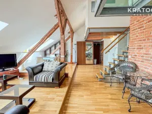 Prodej bytu 3+kk, Praha - Smíchov, Hořejší nábřeží, 117 m2