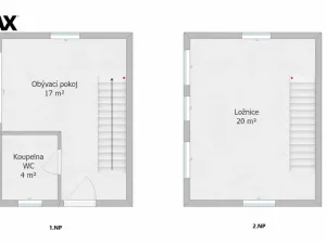 Prodej rodinného domu, Jihlava - Hruškové Dvory, 41 m2