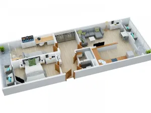 Prodej bytu 3+kk, Králův Dvůr, Nad Stadionem, 93 m2