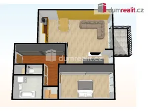 Pronájem bytu 2+kk, Praha - Žižkov, Jeseniova, 84 m2
