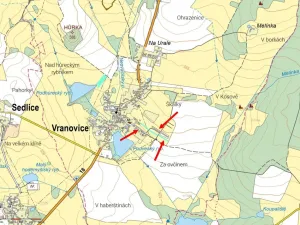 Prodej pole, Vranovice, 3258 m2