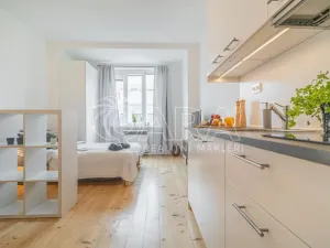 Pronájem bytu 1+kk, Praha - Holešovice, Jankovcova, 27 m2