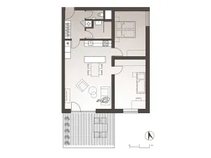 Prodej bytu 3+kk, Praha - Čimice, Fořtova, 79 m2