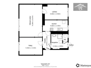 Prodej bytu 3+1, Mělník, Čechova, 72 m2