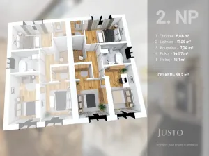 Prodej bytu 5+kk, Včelná, Okružní, 123 m2