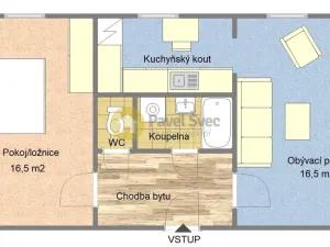 Pronájem bytu 2+kk, Strakonice - Strakonice I, Sv. Čecha, 54 m2