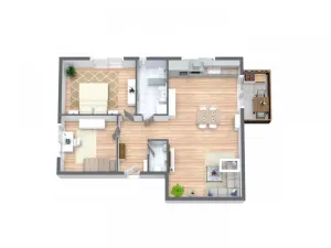 Pronájem bytu 3+kk, Bravantice, 86 m2