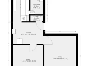 Pronájem bytu 2+1, Brno, Medlánecká, 57 m2