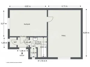 Pronájem bytu 1+1, Rakovník - Rakovník I, Masná, 48 m2
