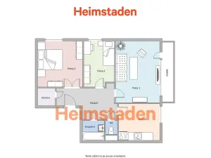 Pronájem bytu 3+1, Havířov - Šumbark, Vedlejší, 69 m2