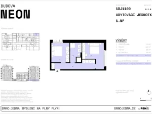 Prodej bytu 2+1, Brno, Plynárenská, 44 m2