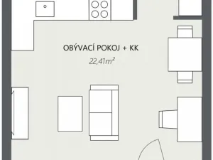 Pronájem bytu 1+kk, Plzeň - Východní Předměstí, Kartónová, 35 m2