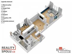 Prodej rodinného domu, Hořice - Doubrava, 63 m2