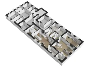 Prodej činžovního domu, Okrouhlá, 640 m2