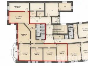 Pronájem kanceláře, Vrchlabí, Krkonošská, 160 m2