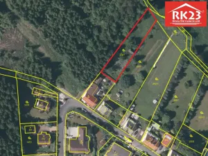 Prodej zahrady, Valy, 1072 m2