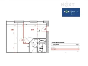 Pronájem bytu 1+1, Syrovice, 40 m2