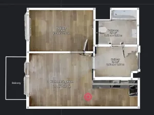 Pronájem bytu 2+kk, Olomouc, Třída Jiřího Pelikána, 46 m2