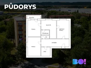 Prodej bytu 3+1, Hranice, Struhlovsko, 70 m2