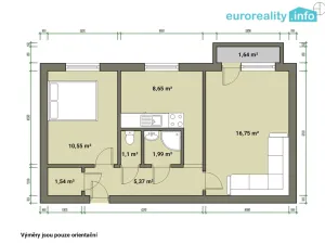 Prodej bytu 2+1, Mariánské Lázně, Libušina, 46 m2
