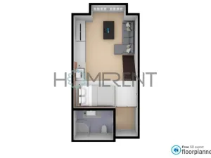 Pronájem bytu 1+kk, Praha - Nusle, Sekaninova, 35 m2