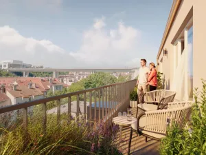 Prodej atypického bytu, Praha, Bělehradská, 71 m2