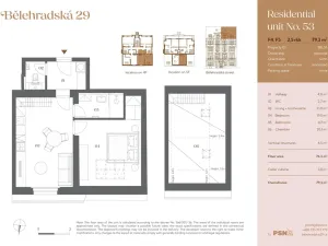 Prodej atypického bytu, Praha, Bělehradská, 72 m2