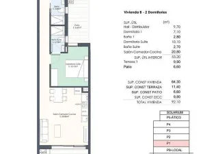 Prodej bytu 3+kk, Torrevieja, Alicante, Španělsko, 64 m2