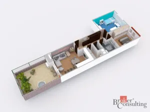 Prodej bytu 3+kk, Břeclav, Seniorů, 75 m2