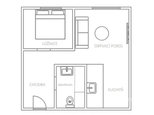 Prodej bytu 2+kk, Most, Františka Malíka, 40 m2