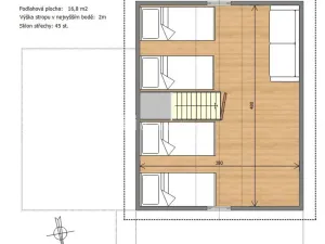 Prodej chaty, Mšeno, 35 m2