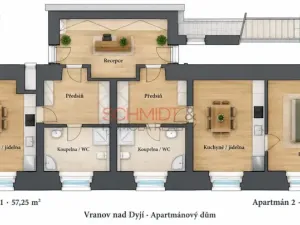 Prodej apartmánu, Vranov nad Dyjí, Znojemská, 226 m2