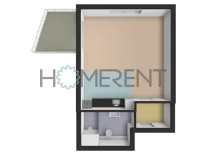 Pronájem bytu 1+kk, Praha - Nové Město, Vyšehradská, 37 m2