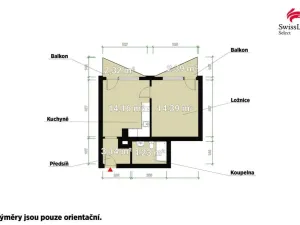 Prodej bytu 1+1, Plzeň, Heyrovského, 41 m2