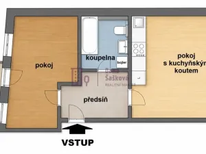 Pronájem bytu 2+kk, Jindřichův Hradec - Jindřichův Hradec III, Na Piketě, 48 m2