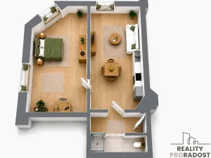 Prodej bytu 2+kk, Olomouc, 8. května, 44 m2