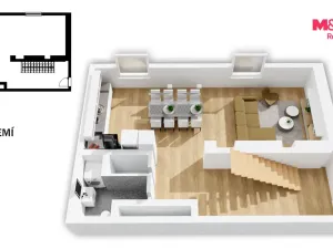 Prodej bytu 3+kk, Praha - Vršovice, Sportovní, 89 m2