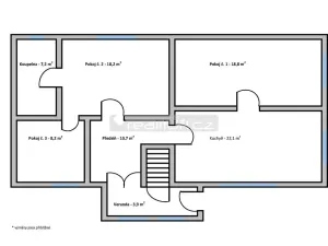 Prodej chalupy, Chlumy, 90 m2