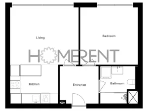 Pronájem bytu 2+kk, Praha - Smíchov, Mozartova, 46 m2