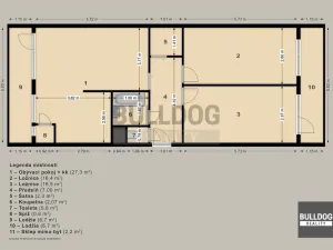 Pronájem bytu 3+kk, Praha - Vršovice, Tádžická, 80 m2