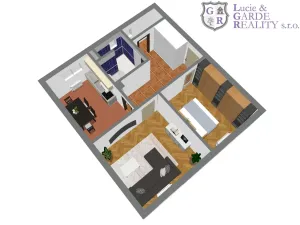 Prodej bytu 2+1, Sezimovo Ústí, Táboritů, 74 m2