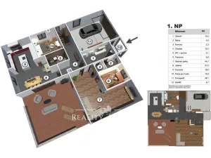 Prodej rodinného domu, Ráby, 475 m2