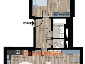 Pronájem bytu 2+kk, Ostrava - Poruba, Havlíčkovo náměstí, 68 m2