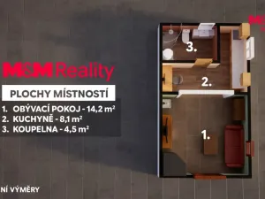 Prodej chaty, Velké Popovice, 27 m2